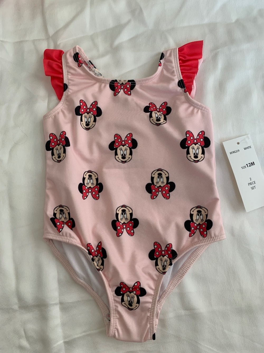 Disney Baby Girl Two Piece Set Swimsuit NWT